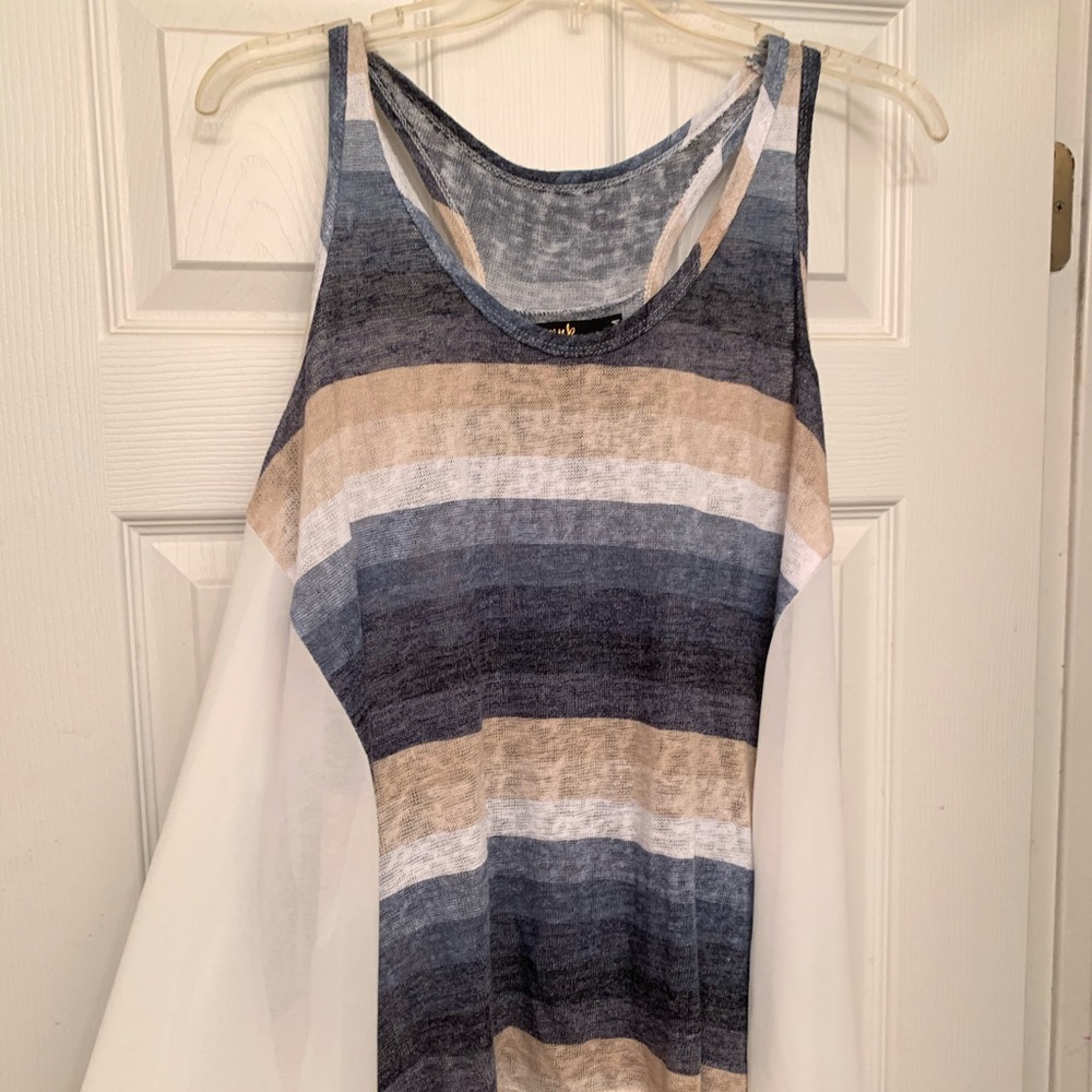 Sheer tank top
